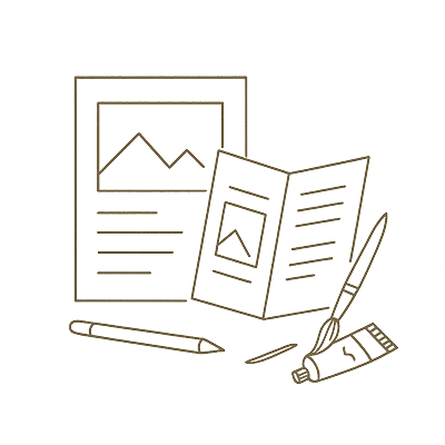 グラフィックデザインのイラスト